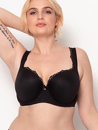 Smart & Sexy Women's Perfect Demi T-Shirt Bra, Black Hue (Micro), 34Ddd #TOP3
