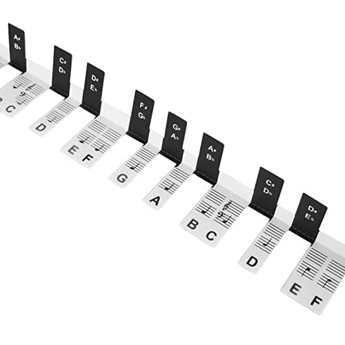 Piano Keyboard Notes Guide | 88 Keys Overlay Notes Guide Nybörjare som lär sig pianoklistermärken - Klistra in gratis pianoklaviaturbokstäver för nybörjare, barn Youding