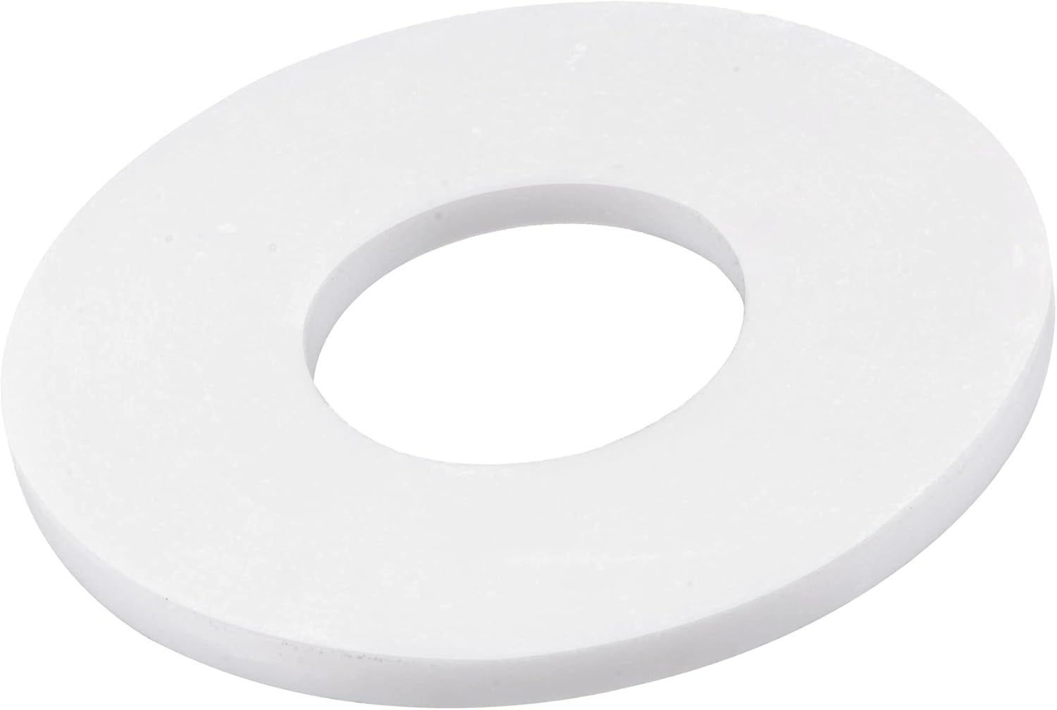 MECCANIXITY PTFE Flat Washers 57mm OD 24mm ID 3mm Thick DN20 Flange Gasket, White Pack of 5