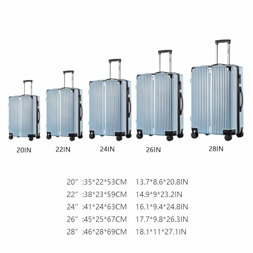 Suitcases Double Layer Zipper Expansion Suitcase Unisex Travel Suitcase Trolley Case Large Capacity Password Suitcase Suitcases with Wheels(Black,26in)2