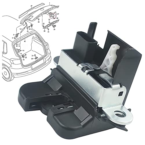 Interrupteur de coffre bloqué solution de remplacement 5ND827505 pour Seat Leon - 5