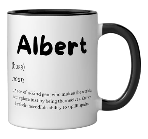 Taza de Cerámica Personalizada Albert 11 onzas miniatura 2