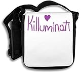 Material: Polyestergewebe Illuminati Killuminati Schultertasche