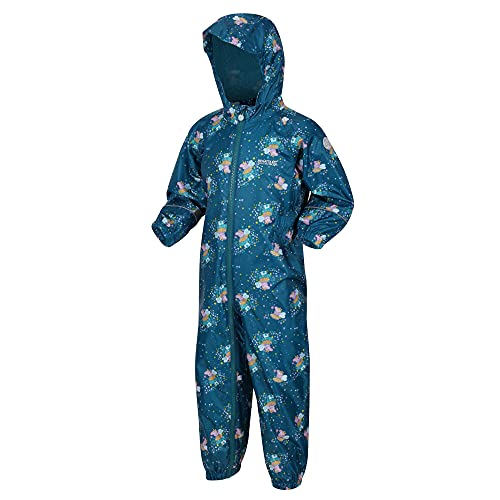 Image of Regatta Peppa Pig Pobblen Printed Waterproof Mud Suit