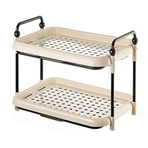 Giwnhvx Soporte para bebidas, estante de almacenamiento para la entrada, estante de almacenamiento para ahorrar espacio, soporte doble para bebidas