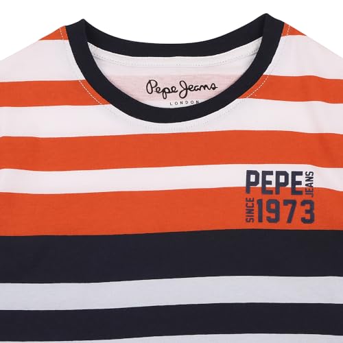 Image of Pepe Printed Jersey Crew Neck Boys T-Shirt