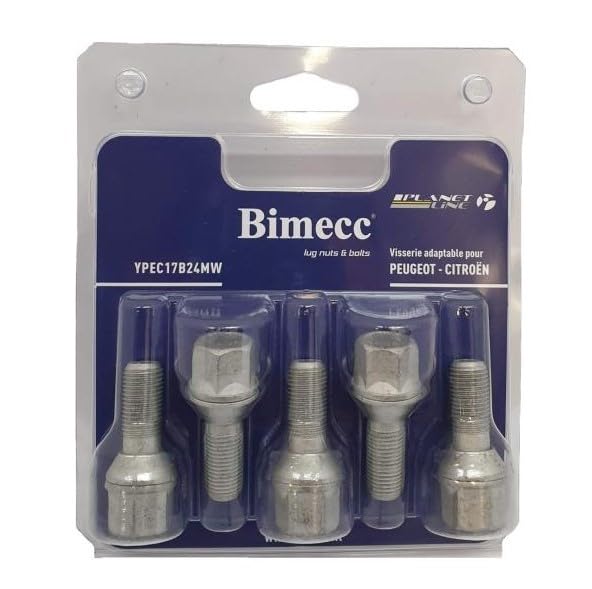 BIMECC YPEC17B24MW 5x Boulon de roue Boulon De Roue & Écrou De Roue