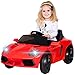 Produktbild Actionbikes Motors Kinder Elektroauto Super Sport - Ledersitz - Mp3 - USB - SD - 2,4 Ghz Rc Fernbedienung mit Not Stop - Softstart - Elektro Auto für Kinder ab 3 Jahre (Rot)