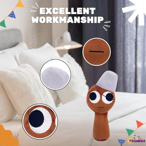 Image of Brown Bin Sprunki Plush Toys