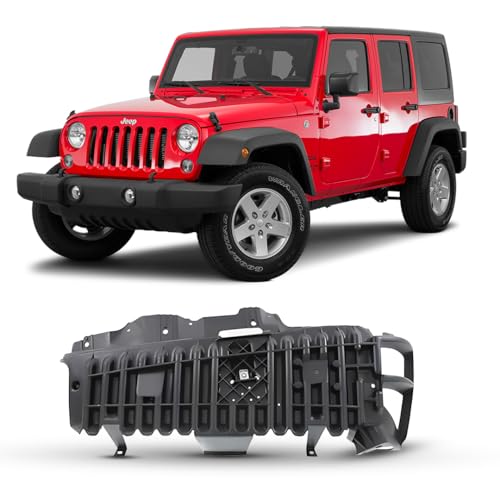 FITRITE AUTO PARTS New Left Driver Side Fender Flare Bracket For 2007-2017 Jeep Wrangler and 2018 Jeep Wrangler JK, Made Of Plastic CH1244100 55078135AF