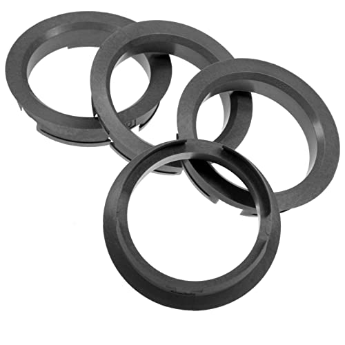 4X Anneaux de centrage 63,4 x 54,1 mm Bagues de Jantes Argent