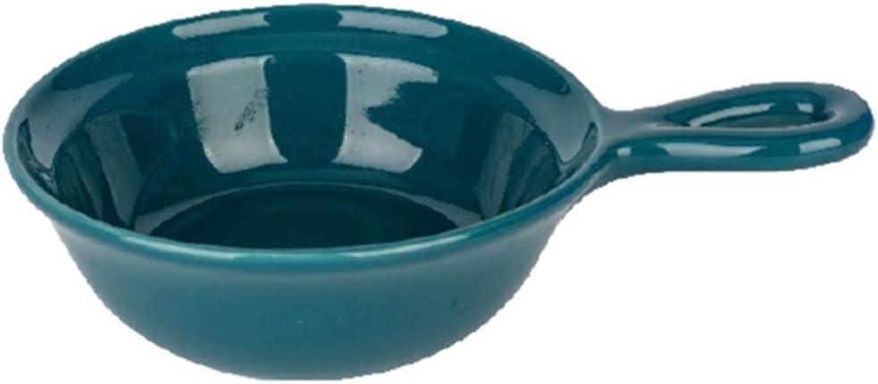 Snack Plate Multicolor Sauce Dishes Dipping Cup Porcelain Cereal Bowl with Handle Dip/Dipping Bowls for Rice Olive Oil Sushi Dessert Snack Tray (Color : Light Blue)