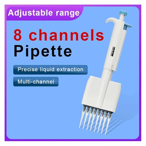 Pipette multicanaux 8 canaux volume réglable 5-50ul pour laboratoire