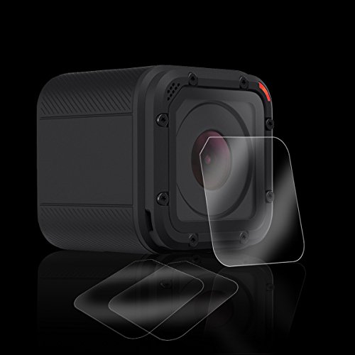 (Pack Of 3) Tempered Glass Screen Protector For Gopro Hero 4 Session Hero 5 Session, Akwox 0.3Mm 9H Hard Scratch-Resistant Camera Lens Film For Gopro Hero4 Session/Hero5 Session Camera Accessories #TOP4