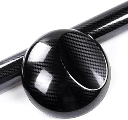 Image of Black Carbon 7D Tint Vinyl Wrap Film Roll,5ft X 1ft for Automotive Car SUV Moto DIY Interior Exterior Use, Squeegee + Cutter(Glossy Black Carbon)