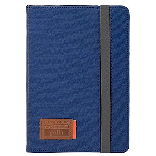 Golla Stanley Flip Folder Universale Per Tablet 7", Blu Scuro