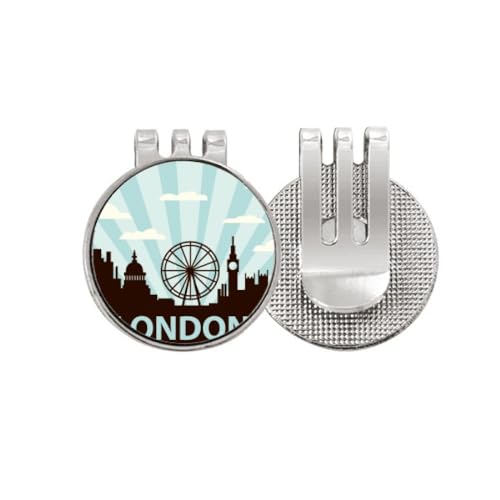 Marqueur de balle de golf London Eye chic pour vos parcours de week-end