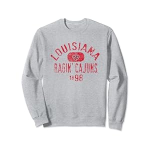 Louisiana Lafayette Ragin’ Cajuns 1898 Vintage Sweatshirt