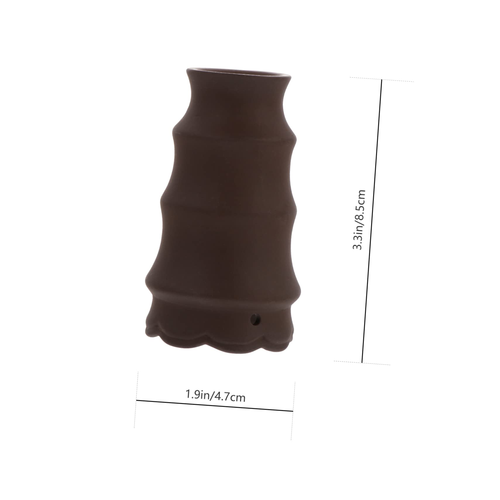 COOLHIYA Moxibustion Pot Moxibustion Can Body Moxibustion Scraping Cup Body Scraping Cup Practical Moxa Burner Porcelain Moxa Burner Portable Moxibustion Massager Mutitool Purple Clay Black