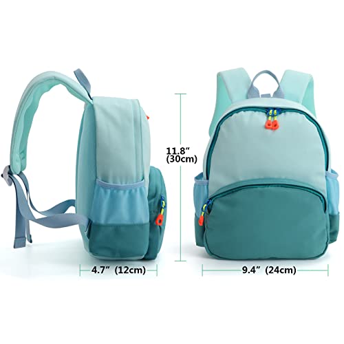 Image of Zicac Children's Cute Canvas Backpacks Toddler Backpack (Blue)