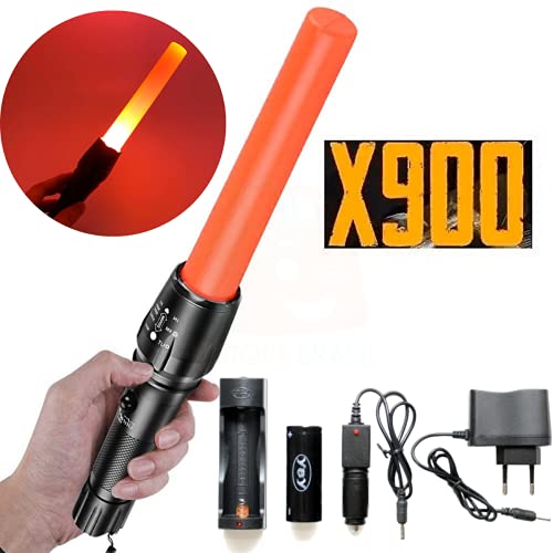 Lanterna Tática Recarregável LED T6 X9000