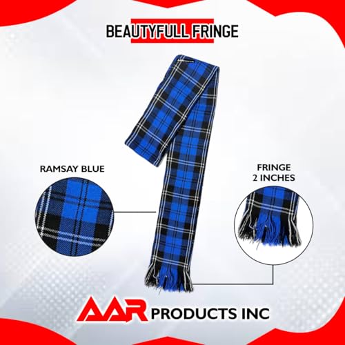 Image of AAR Womens Tartan Clan Sashes Ladies Brooch Scottish Highland - 90 x 10.5 Inches, American Patriot