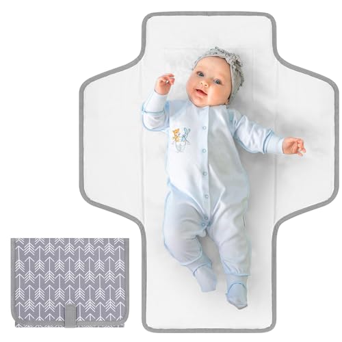 Image of Accmor Portable Diaper Changing Pad, Waterproof Baby Changing Mat, Foldable Travel Diaper Changing Pads for Baby