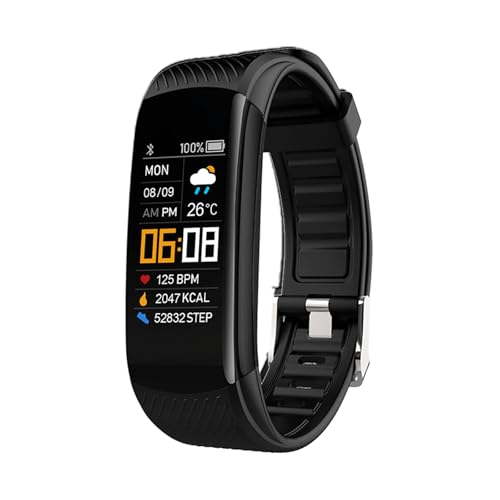 Rilvora Vital Fit Track Fitness Tracker, 24/7 Heart Rate Monitor & Sleep Tracking, Lightweight Activity Smart Band for Android iOS