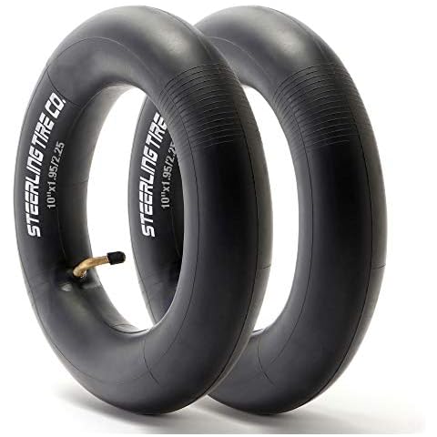 [2-Pack] 10x2 Heavy Duty Thorn Resistant 10" x 1.95/2.25 Inner Tire Tube for Bike Schwinn Trike Roadster, Tricycle, BoB Revolution Motion & More - Steerling Tire Co. Cover