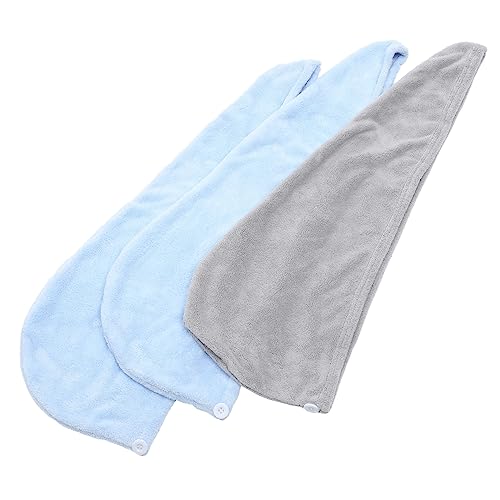 VICASKY Hair Towels for Women 3 Pack Hair Drying Towels Absorbent Dry for Daily Use Salon Gym Travel