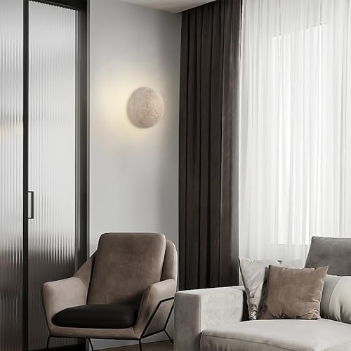 Applique murale en forme de dôme pierre naturelle luminaire style japonais - 6