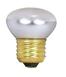 Satco S3601 120V Stubby 25-Watt R14 Light Bulb, Clear