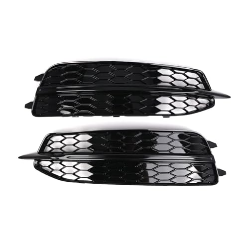 Rejillas de luz antiniebla para Audi A6 C7 2012-2014 estilo panal de parachoques delantero 1 par