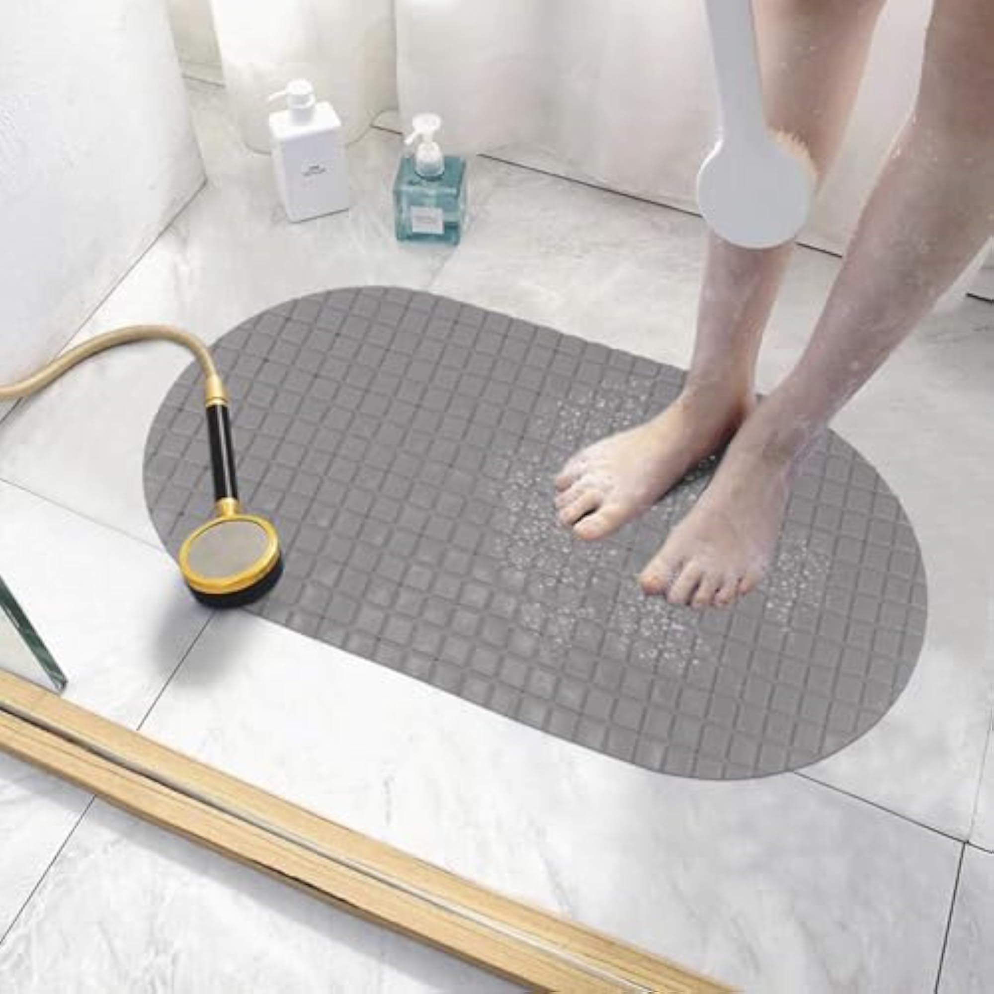 Non-Slip Shower Mats with Absorbent Design