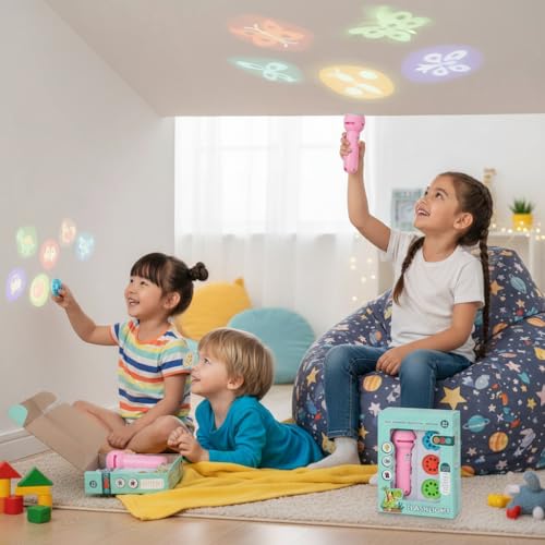 This is a ZAIN Slide Projector Flashlight Toy for kids.