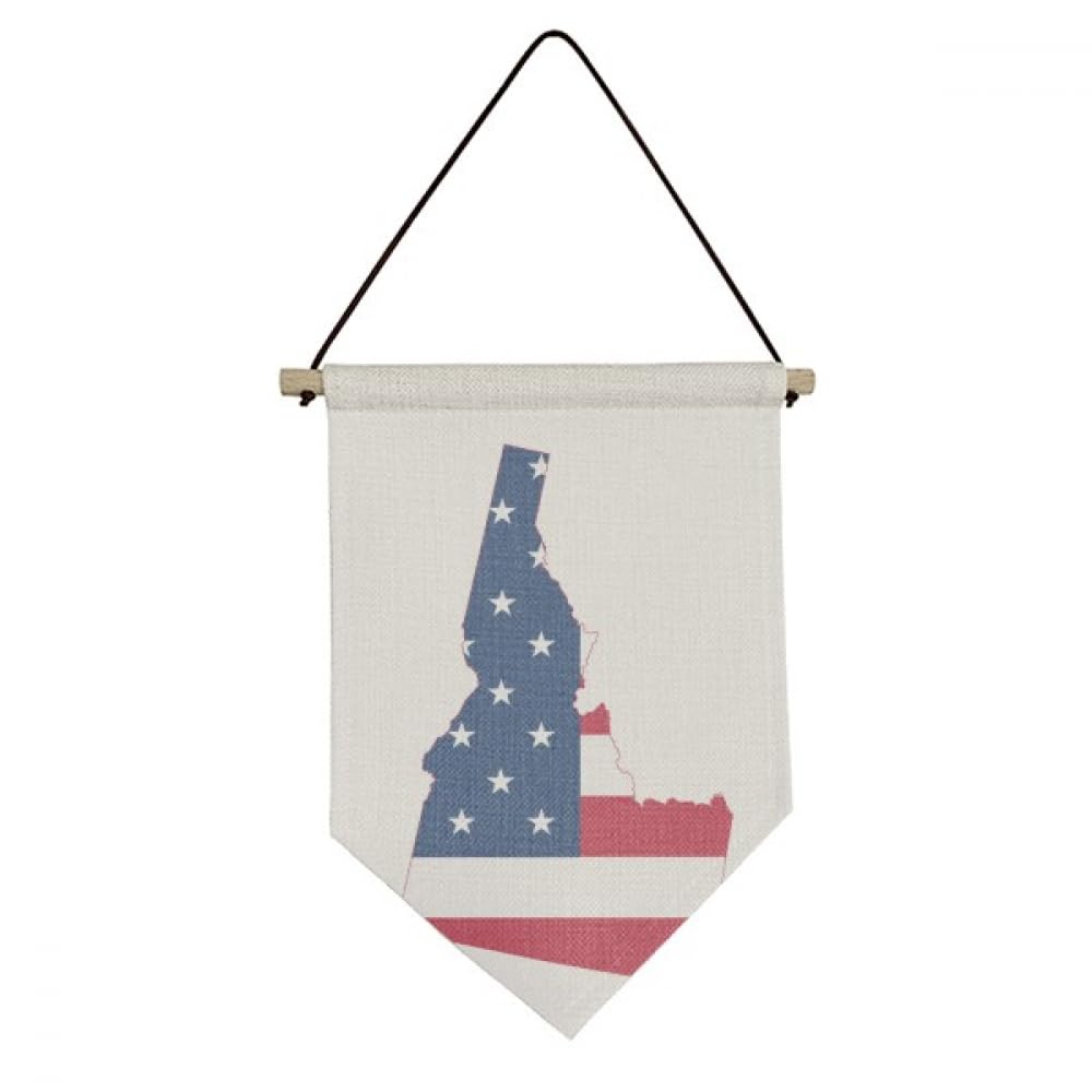 Bandera de lona idaho amemap tapiz textil de pared para hogar