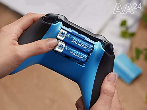 Powermax 24-Count Aa Batteries, Ultra Long Lasting Alkaline Battery, 10-Year Shelf Life, Reclosable Packaging #TOP5