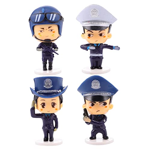 FUNOMOCYA 4piezas Adornos Para Tartas De Figuras Decoración De Postres Figuras De Adornos Resistentes
