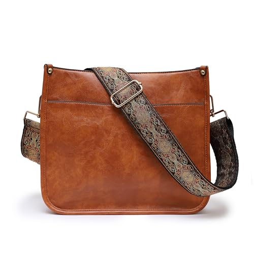 Image of Canvas Crossbody Strap for Handbags - Wide Adjustable Shoulder Strap Replacement