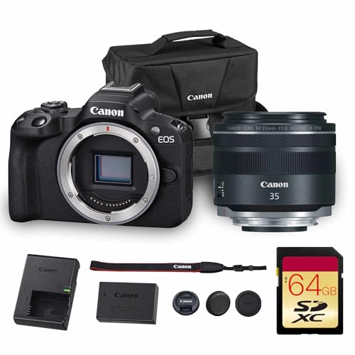 Canon EOS R50 Mirrorless Camera Bundle