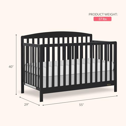 Image of Dream On Me Odelle 5-in-1 Convertible Full Size Baby Crib, GREENGUARD Gold