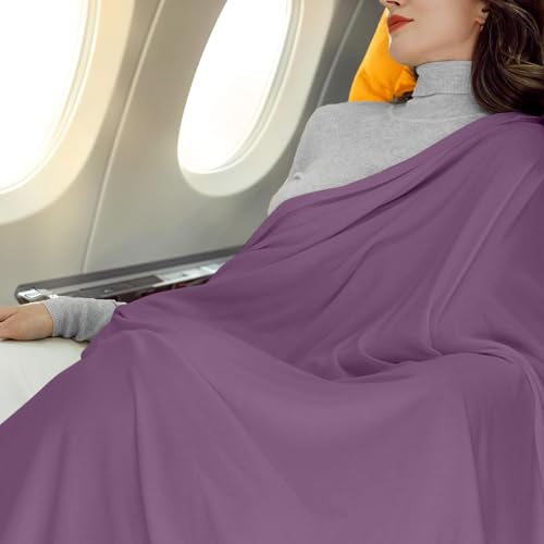 VENVSBEE Shawl Wraps for Women - Soft Silky Lightweight Travel Scarf and Airplane Essentials Accessory2