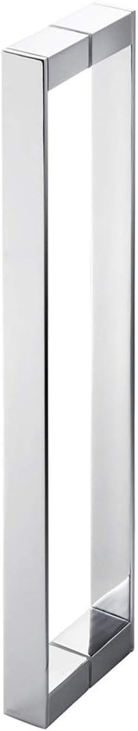 ELEGANT 60" W x 62" H Frameless Sliding Tub Shower Door with 5/16 in. Clear Glass, Single Sliding Bathtub Glass Shower Door, Chrome Finish