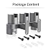 AIEVE Accesorios Soporte Organizador de montaje en pared Accesorios Almacenamiento con tornillos...