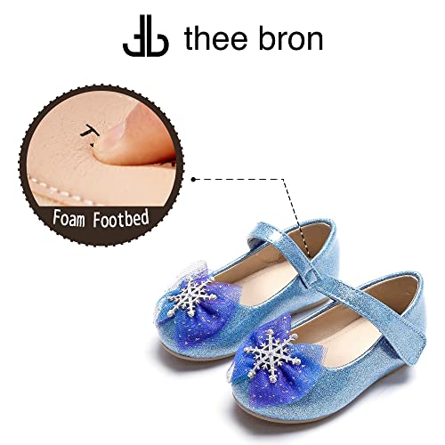 image for THEE BRON Toddler Girls Dress Shoes Ballet Mary Jane Flats Princess Co