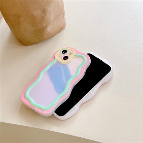Étui pour iPhone 13 anti-rayures à reflets colorés pour masquer les imperfections - 3