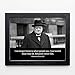 AMERICAN LUXURY GIFTS Winston Churchill Quotes Wall Art Print - 8x10 Inspirational Print - Watch What People Do, Behavior Never Lies For Retro Home, Office, Library & School Décor. Unframed