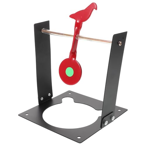 RUNROTOO Objetivo para Pájaros de Acero Inoxidable con Función de Reinicio Automático y Diseño Giratorio para Sesiones de Práctica al Aire Libre
