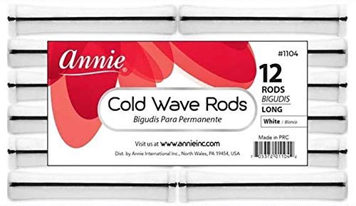 Annie Cold Wave Rods bigoudis longs de permanente 3 paquets de 12 pièces