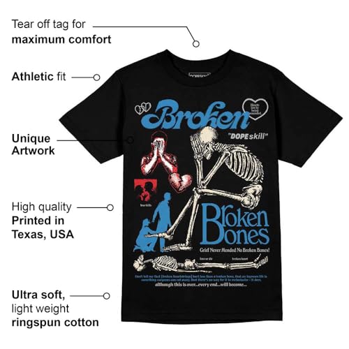 Image of DopeSkill Graphic Tee Streetwear Hip Hop Hypebeast Street Style Unisex T-Shirt Sneaker Colour Matching Shirts Horror Skeleton